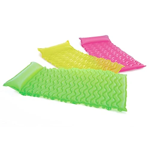 Zeitlich begrenztes Angebot: Intex 58807EU - Aufblasbare Luftmatratze Wellen Assortiert, Vinyl, Mehrfarbig, 229x86 cm von 16.99 € auf 12.14 € (29% Rabatt)