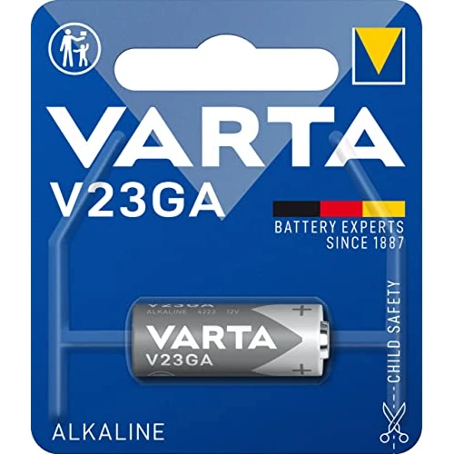 Offerta a tempo: VARTA V23GA - MN21-3LR50 - A23, 4223101401, Batteria Acalina, 12 Volts, Diametro 10,3mm, Altezza 28,5mm, confezione 1 pila - 0% da 2.99 € a 2.99 €