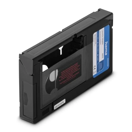 Offerta a tempo: Hama Adattatore Cassetta VHS-C/VHS '00044704' (convertitore Video, Cassetta motorizzata, 6 mm) Nero - 23% da 42.78 € a 32.99 €