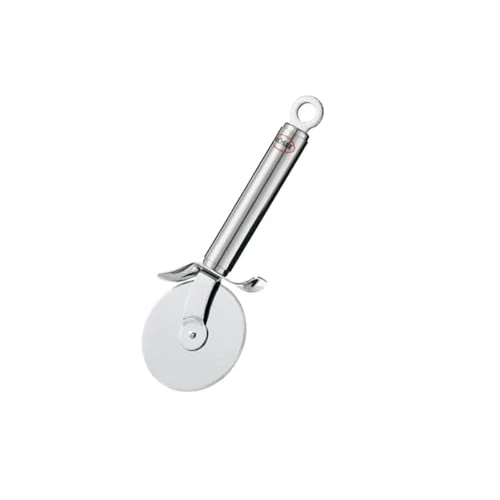 Oferta limitada: RÖSLE - Cortador de pizza, cuchillo de pizza con rueda robusta, hoja afilada por ambos lados, protector de mano, acero inoxidable 18/10 de 19.99 € a 19.99 € (ahorro 0.00%)