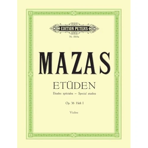 Etudes Op.36 Volume 1 (Etudes Spéciales) - Vl solo