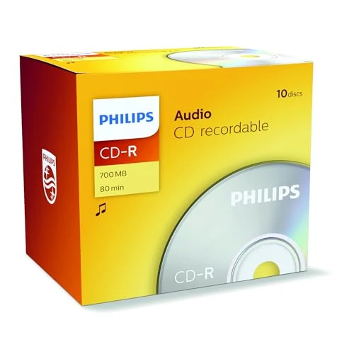 Limitiertes Angebot: Philips CD-R Audio Rohlinge (700 MB / 80 Minuten, 10er Jewel Case) von 14.28 EUR auf 14.28 EUR (Spare 0%)