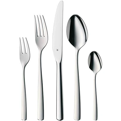 Limited offer: WMF 11.2091.6040 Cutlery Set 30-Piece for 6 People Boston Cromargan 18/10 Stainless Steel Polished Silver 43.9 x 27.3 x 6 cm from 79.99 EUR to 55.67 EUR (save 30%)