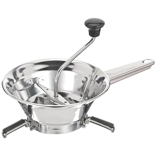 Begrenztes Angebot: Moulinex Classic manuelle Gemüsemühle aus Edelstahl, Kleines Modell, Einfaches Mahlen, Pürees, Suppen, Kompotte, Spülmaschinenfest, A40106 von 33.35 EUR auf 33.35 EUR (Rabatt 0%)