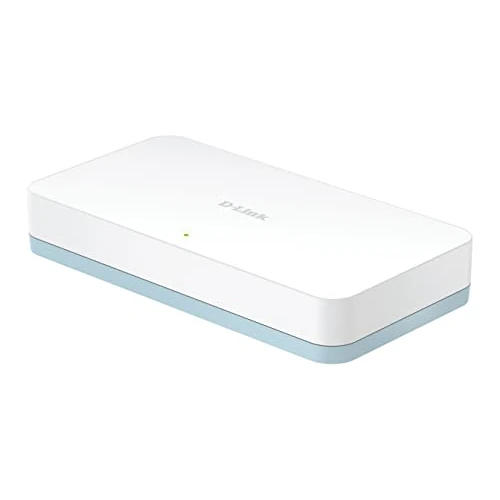 D-Link DGS-1008D Switch 8 Porte Gigabit, Struttura in Plastica
