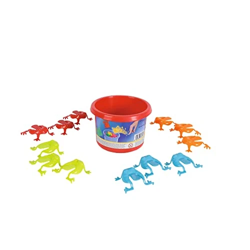 Tijdelijke aanbieding: Simba 106044122 - Kikker springspel, 2-voudig gesorteerd, er wordt slechts één artikel geleverd, top 12 cm diameter, 12 kikkers, vanaf 3 jaar van 9.90 € naar 9.60 € (3% korting)