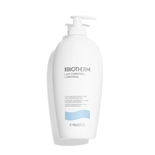 Biotherm Lait Corporel L'Original, feuchtigkeitsspendende Körperlotion mit Life Plankton für geschmeidige Haut, sanfte Körperpflege mit zartem Zitrusduft, Bodylotion für hydratisierte Haut