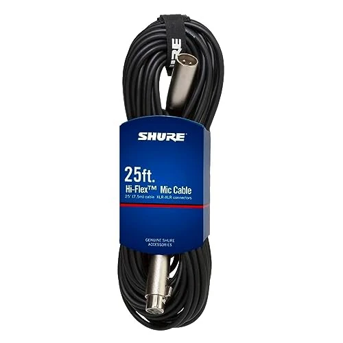 Offerta a tempo: Shure C25J Cavo Hi Flex Con Connettori Xlr Cromati - 0.00% da 38.00 € a 38.00 €