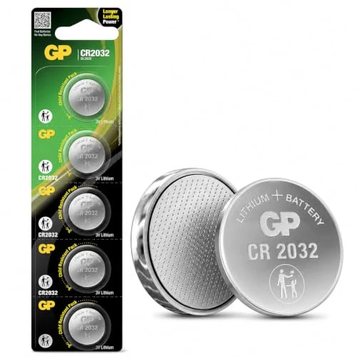 Limited-time offer: GP Battery Lithium button cell CR2032 5 Series Blister from 3.79 £ to 3.69 £ (save 3%)