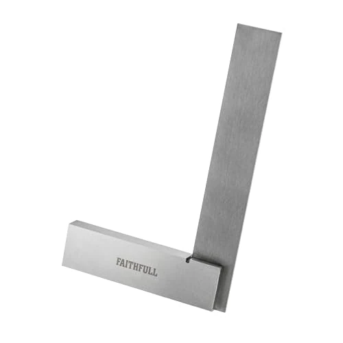 Oferta limitada: Escuadra de acero Faithfull Engineers de 100 mm (4 pulg.): hoja de acero endurecido con rectificado de precisión, herramienta precisa para marcar, medir y trazar, ideal para metalurgia y carpintería. de 15.31 EUR a 15.31 EUR (ahorro 0%)