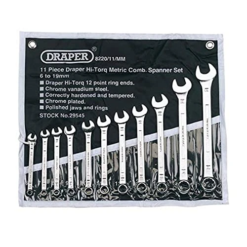 Offerta a tempo: Draper Expert 29545 - Chiavi combinate, sistema metrico, 11 pezzi - 8% da 12.36 € a 11.43 €