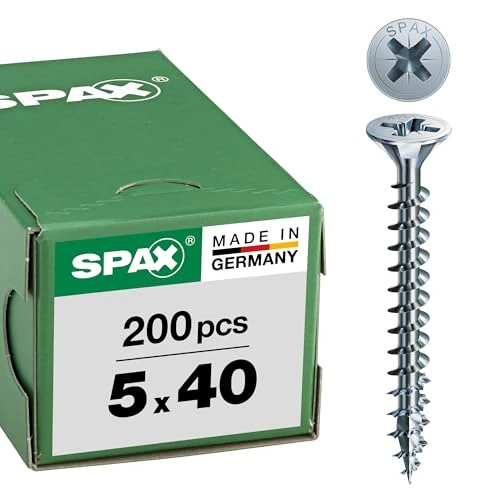 Offerta a tempo: Dresselhaus, Set di viti zincate, 5,0 x 40 mm, 200 pz. - 0.00% da 17.96 € a 17.96 €