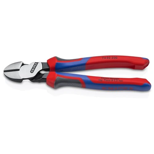 Zeitlich begrenztes Angebot: KNIPEX Kraft-Seitenschneider, 200 mm, 74 02 200 | Comfort-Griff, Pianodraht bis 2,5 mm, robust, universell, Drahtschneider, Kabelschneider von 33.16 € auf 33.16 € (0.00% Rabatt)