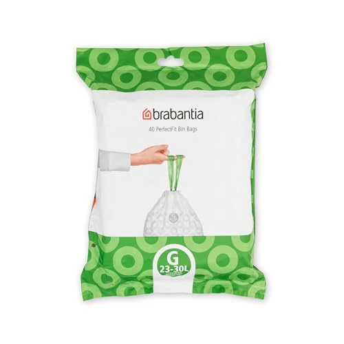 Offerta a tempo: Brabantia PerfectFit Bags, Code G, 23-30L, 40 Bags - 0.00% da 22.87 € a 22.87 €