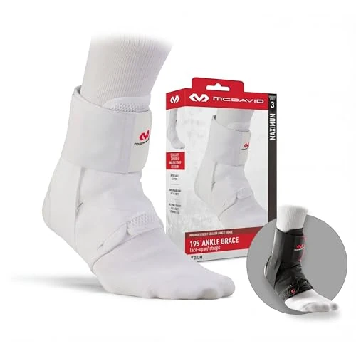 Offerta a tempo: McDavid - Tutore per la caviglia - Unisex Adulti - Supporto per la caviglia - Previene o recupera le lesioni alla caviglia - Manicotto di compressione - Fascia regolabile (195R) - 0.00% da 39.99 € a 39.99 €