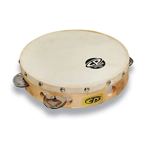 LP Latin Percussion CP Wood Tambourin Holz 8" einreihig mit Fell CP378