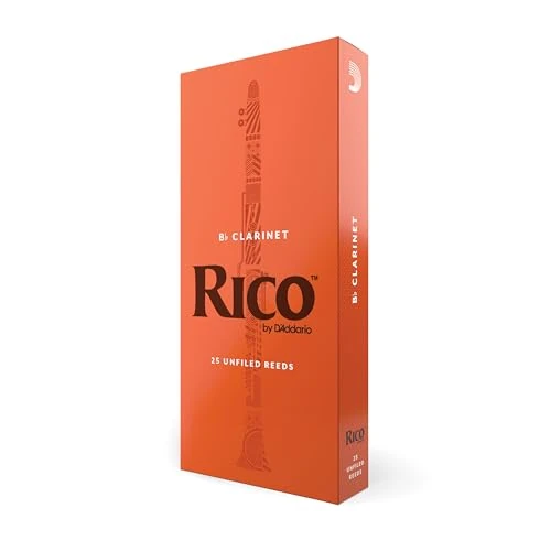 Oferta limitada: Cañas Rico para Clarinete Sib - Cañas para Clarinete - Cañas para Clarinete 3.5 Fuerza, Paquete de 25 de 22.48 € a 22.48 € (ahorro 0.00%)