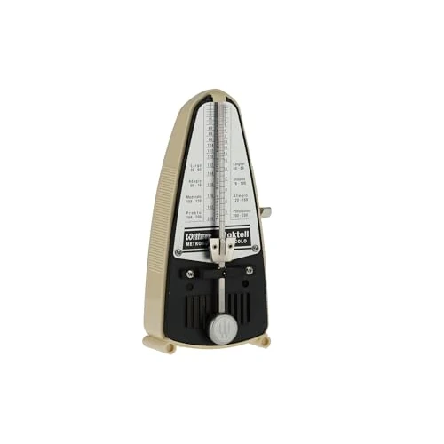 Offerta a tempo: Wittner Metronomo Taktell Piccolo Serie 830 - Custodia in plastica - Senza campana - Avorio - Meccanico a carica - Non sono necessarie batterie - Made in Germany - 14% da 57.20 € a 49.00 €