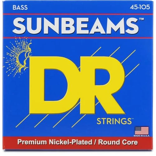 Limited-time offer: DR Strings NMR-45 Sunbeams Nickel Plated Medium Bass Strings from $25.99 to $25.99 (save 0.00%)