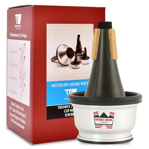 Denis Wick - 5531 - Sourd Trompette Bol Accord Alum Noir/Argenté