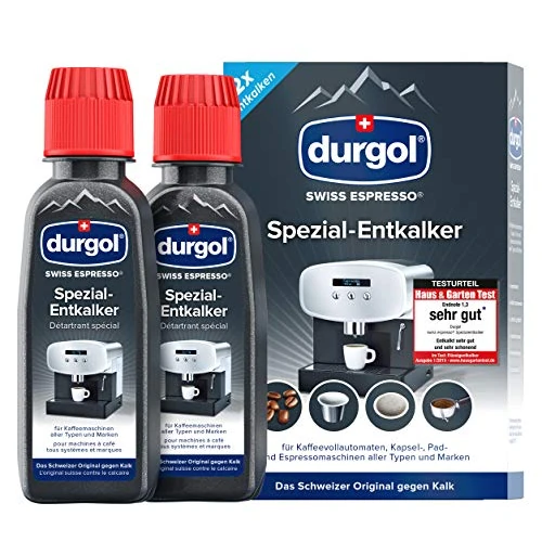 Limited-time offer: Durgol Swiss Espresso Special Decalcifier for all Coffee Machines, 2 x 125ml from 10.99 GBP to 10.99 GBP (save 0%)