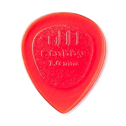 Offerta a tempo: Jim Dunlop Stubby Jazz Plettri per chitarra Confezione da 24 1.0mm Red - 0.00% da 20.13 € a 20.13 €