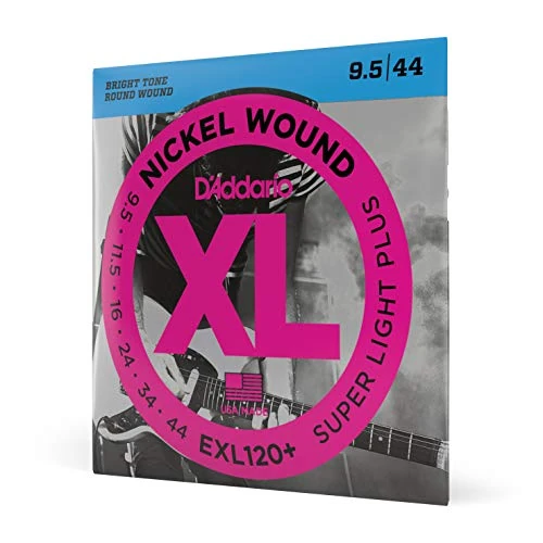 Limited-time offer: D'Addario EXL120+ Nickel Wound Electric Guitar Strings, Super Light Plus, 9.5-44 from 8.89 GBP to 6.10 GBP (save 31%)