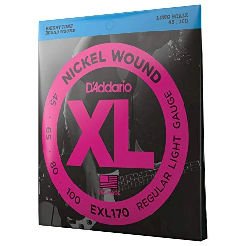 Offre limitée : D'Addario Cordes Basse - Bass Strings - EXL170 - Light, 45-100 - Échelle Longue de 29.70 EUR à 19.60 EUR (remise 34%)