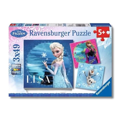 Ravensburger Disney Frozen 3x 49pc Jigsaw Puzzles