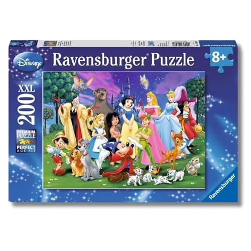 Offre limitée : Ravensburger - Puzzle Enfant - Puzzle 200 pièces XXL - Les Grands Personnages Disney - Garçon ou Fille à partir de 8 Ans - Puzzle de qualité supérieure fabriqué en Europe - 12698 de 13.99 EUR à 9.79 EUR (remise 30%)