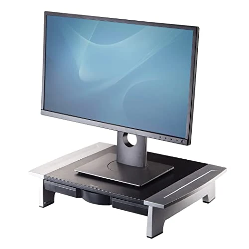 Offerta a tempo: Fellowes Supporto Monitor Standard Office Suites, Nero — 21% da 71,74 € a 56,67 €
