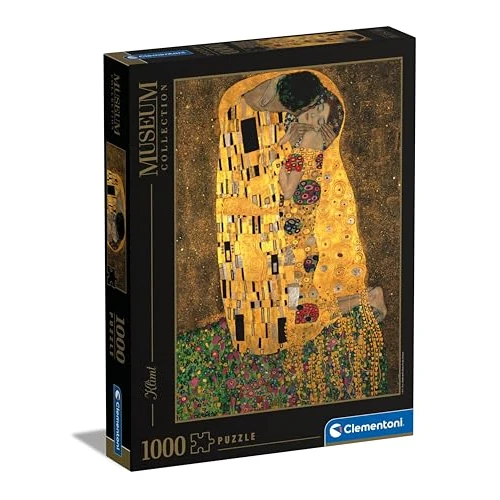 Clementoni 31442 Klimt Puzzel met 1000 stukjes, museum collectie, behendigheidsspel voor het hele gezin, puzzel voor volwassenen vanaf 14 jaar