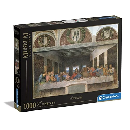 Clementoni - 31447 - Museum Collection puzzle for adults and children- Leonardo: The Last Supper - 1000 Pieces