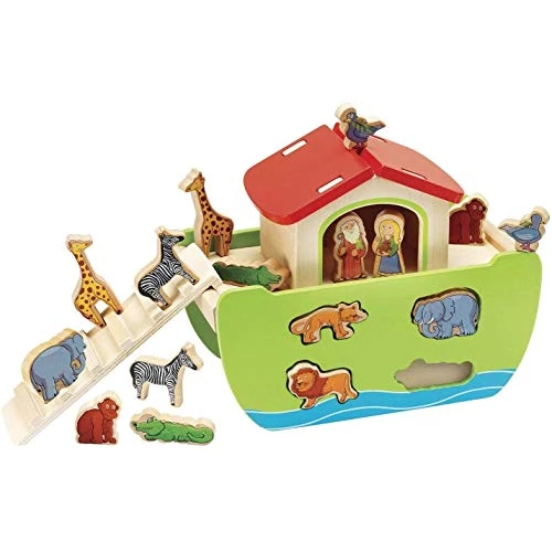 Tijdelijke aanbieding: Eichhorn 100002084 - Steekspel Ark van Noah, 21-delig, meerkleurig, vanaf 1 jaar van 32.99 € naar 23.99 € (27% korting)