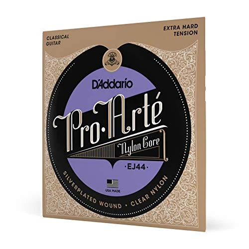 D'Addario EJ44 Pro-Arte Nylon Classical Guitar Strings, Extra Hard Tension