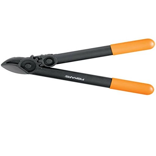 Offerta a tempo: Fiskars Troncarami a Incudine per Legno Secco e Duro, Sistema a Cremagliera PowerGear II, Lame in Acciaio Temprato con Rivestimento Antiaderente, Lunghezza: 39 cm, Nero/Arancione, L31, 1000581 - 36% da 37.99 € a 24.50 €