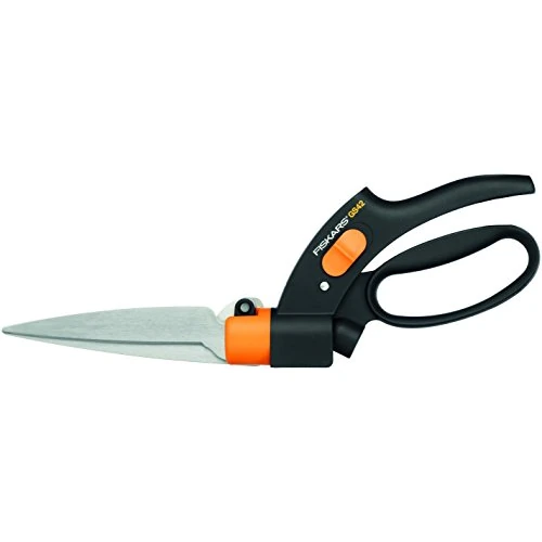 Offerta a tempo: Fiskars Cesoie per erba, Lame rotanti, Meccanismo anti-blocco Servo-System, Lunghezza: 32 cm, Lame in acciaio/Impugnature in plastica, Nero/Arancione, GS42, 1000589 - 57% da 34.99 € a 14.99 €
