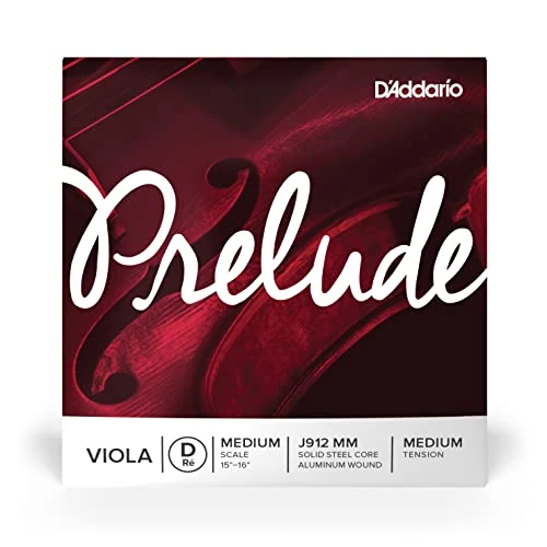 Limited-time offer: D'Addario Prelude Viola D String Medium Scale Medium Tension | Prelude viola strings deliver warm tone, durable solid steel core, stable pitch and reliable student performance. from $11.25 to $10.50 (save 6.67%)