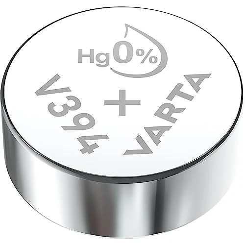 Offerta a tempo: Varta V394 Batteria Ossido d'Argento, 1.55 V, 67 mAh - 0.00% da 6.98 € a 6.98 €