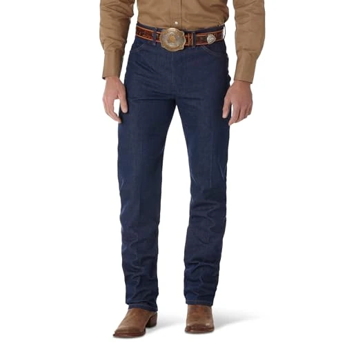 Offre limitée : Wrangler Men s 13MWZ Cowboy Cut Original Fit Jean, Rigid Indigo, 34W x 30L de 49.90 € à 49.90 € (0.00% de remise)