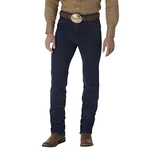 Offerta a tempo: Wrangler - Jeans da uomo stile cowboy, modello slim fit Black 27W x 34L - 0.00% da 45.55 € a 45.55 €