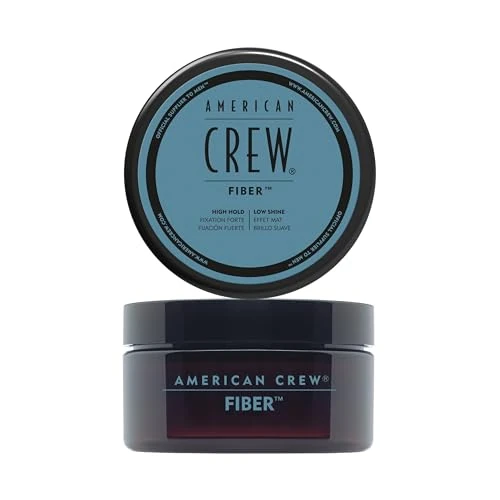 American Crew Fiber High Hold with Low Shine, Gifts for Men, for Thickening and Texture, Matte Finish, Hair Styling Wax for Men - 85 g