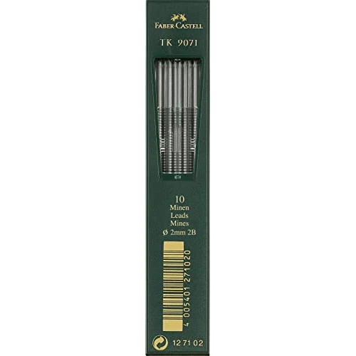 Zeitlich begrenztes Angebot: FABER-CASTELL - Fallminen TK 9071 2B, 2 mm, 10 Stück von 6.43 € auf 6.43 € (0.00% Rabatt)