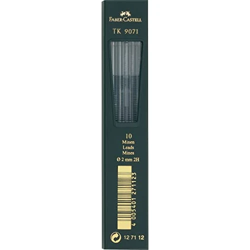 Limited-time offer: Faber-Castell F127112 2mm 2H Leads (Packof 10), Black from 9.05 £ to 9.05 £ (save 0.00%)