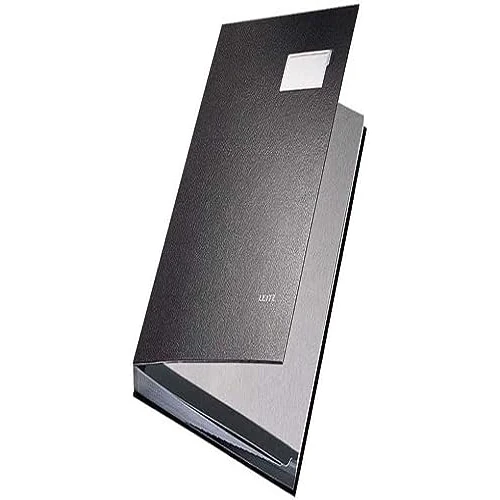 LEITZ Libro firma in PPL 20 scomparti - f.to 24 x 34 cm - Nero - 57000195