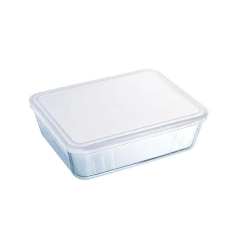 Limitiertes Angebot: Pyrex Cook & Freeze - Rechteckige Schale mit Deckel, 25 x 19 x 8 cm, 2.6 l von 14.25 EUR auf 14.25 EUR (Spare 0%)