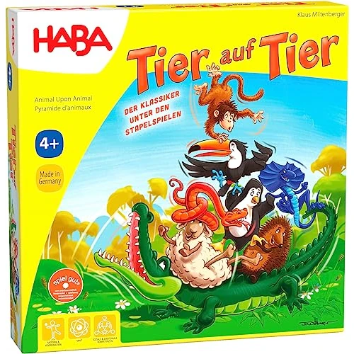 Offre limitée : Haba - 4478 - Pyramide d'animaux version allemande de 15.11 € à 15.11 € (0.00% de remise)