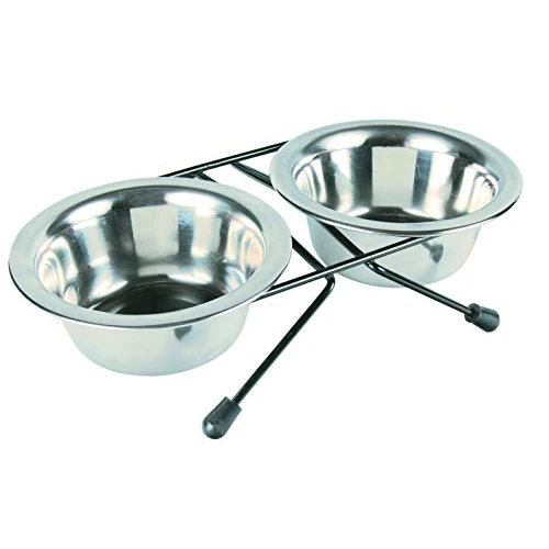 Offerta a tempo: Trixie 24832 - Set di Ciotole Eat On Feet, 2 × 0,75 l/ø17 cm - 40% da 8.99 € a 5.37 €