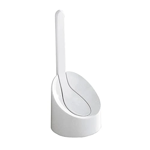 Gedy Cucciolo Scopino WC Bianco, Misure e peso: 33,5X15X15 CM & 0,25 KG, Realizzato in resina termoplastica, Ciuffo in nylon, Design Makio Hasuike, 100% Made in Italy, 2 anni di garanzia