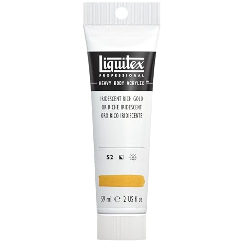 Offre limitée : Liquitex Professional Acrylique Heavy Body 59 ml Or Riche Iridescent Série 2A de 15.90 € à 15.49 € (3% de remise)
